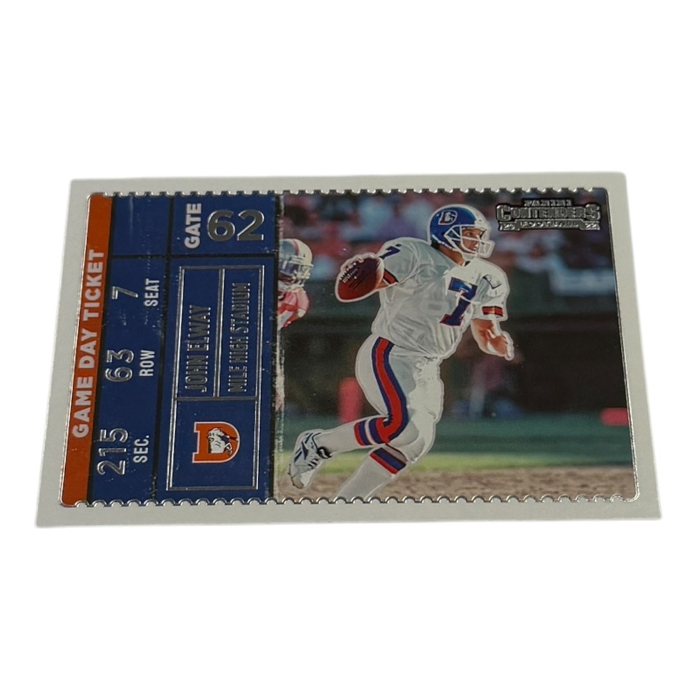 2022‎ Panini Contenders John Elway Game Day Ticket Insert Denver Broncos GDT-JEL